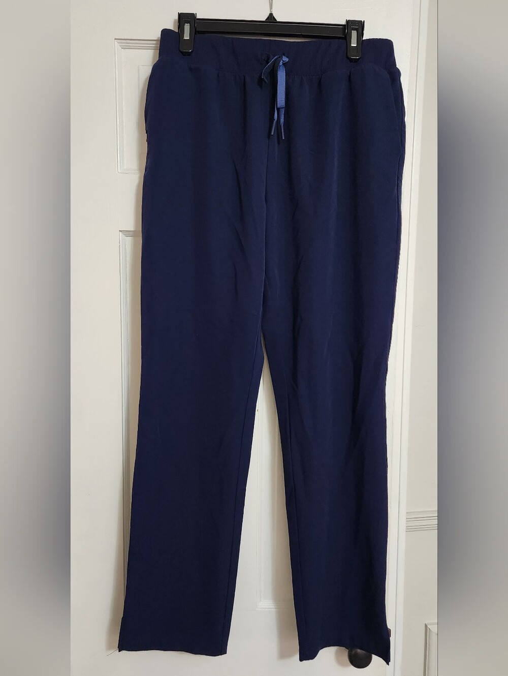 Women's Jaanuu Xenos Knit Waist Scrub Pants Navy Sz M EUC
